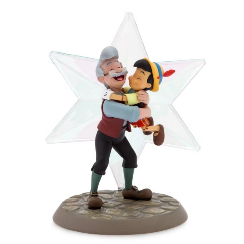 พร้อมส่ง Pinocchio and Geppetto Mini Figurine with box
