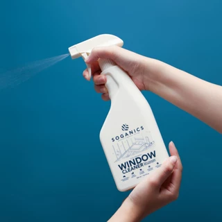 SOGANICS Window Cleaner - Fragrance-Free 500ml.|โซแกนิคส์ น้ำยาทำความสะอาดกระจก 500 มล.