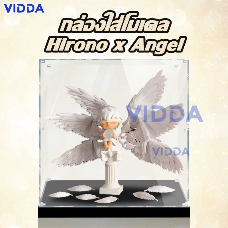 【ส่งจากไท】กล่องใส่โมเดล HIRONO x ANGEL กล่องอะคริลิค งานอาร์ททอย โมเดลขนาดใหญ่ แข็งแรง กันฝุ่น