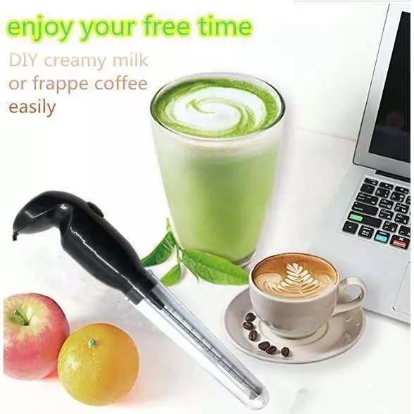 เครื่องตีฟองนม หัวตีฟอง ใช้ไฟฟ้า สําหรับคนกาแฟ ตีไข่ คาปูชิโน่ ตีฟองนม