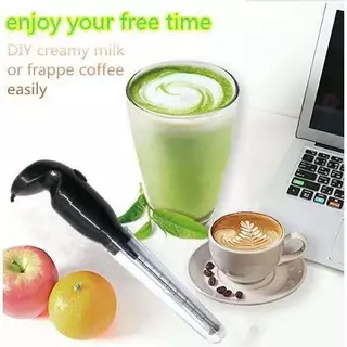 เครื่องตีฟองนม หัวตีฟอง ใช้ไฟฟ้า สําหรับคนกาแฟ ตีไข่ คาปูชิโน่ ตีฟองนม