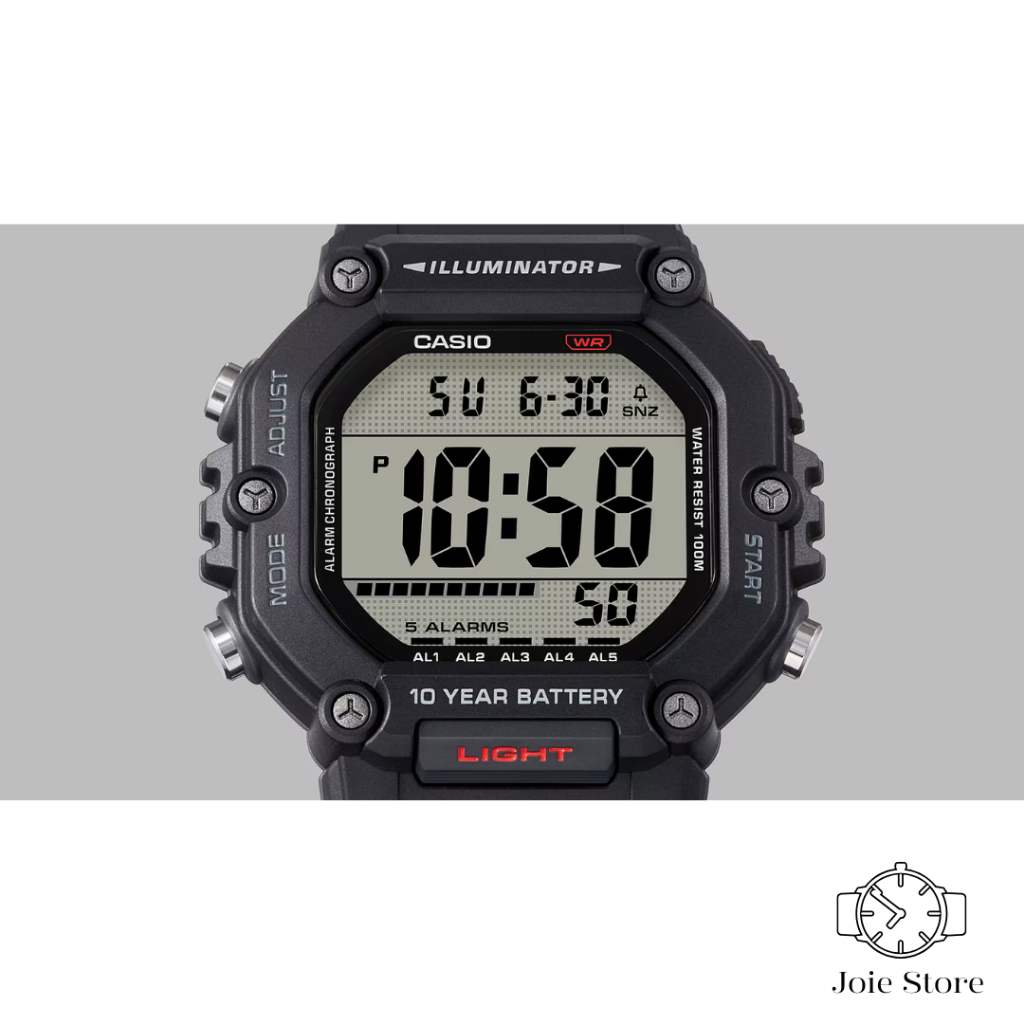Casio AE-1600H-1AV / AE-1600H-8BV / AE-1600H-5AV นาฬิกาข้อมือคาสิโอ ประกัน 1 ปี