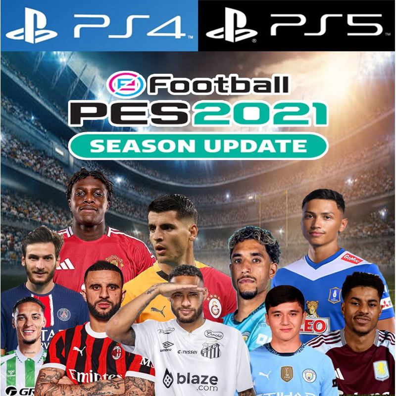 pes 2021 ps4/ps5 ฤดูกาล 2024-25 พิเศษมาพร้อมไทยลีกล่าสุดที่เดียวแน่นอนUsb