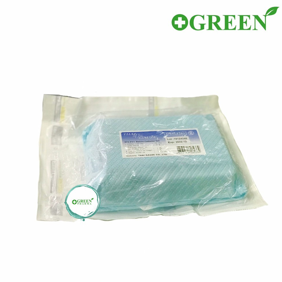 Retain Catheter Set [Thai Gauze] ชุดใส่สายสวนปัสสาวะ