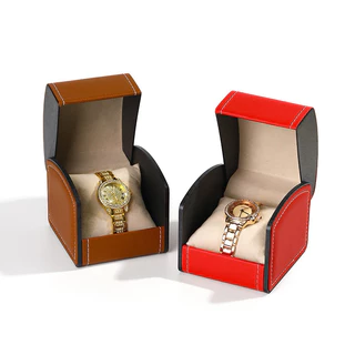 กล่องนาฬิก กล่องใส่นาฬิกา ทำจากหนังpu (watch box ) สินค้าพร้อมส่งจากไทย