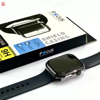 Focus เคสกระจกกันรอย รอบด้าน สำหรับ Apple Watch Series 11 10 9 8 7 6 5 4 SE SE2 SE3 Shield Casing