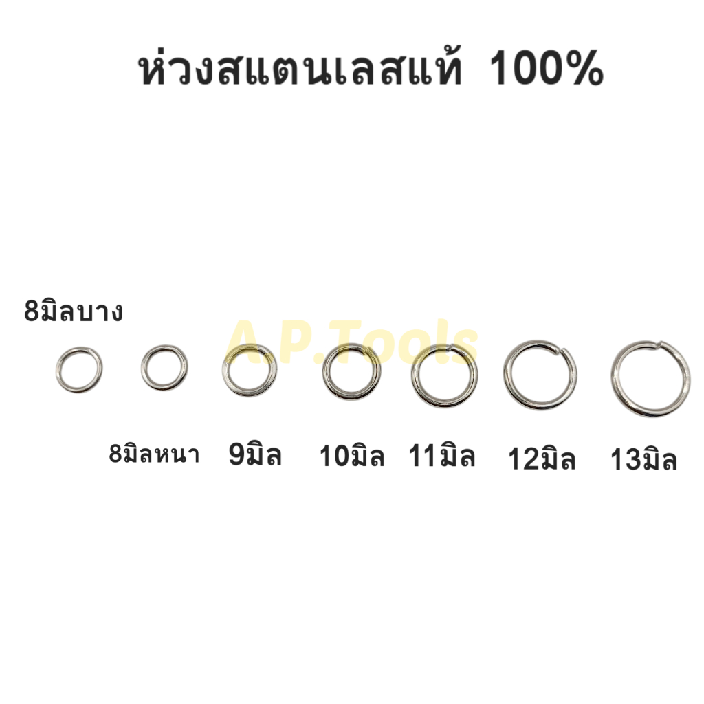 ห่วงพระห่วงสแตนเลสแท้ ห่วงสแตนเลส สำหรับ สร้อยคอสแตนเลส ต่อสร้อย ห้อยพระ ห่วงห้อยพระ