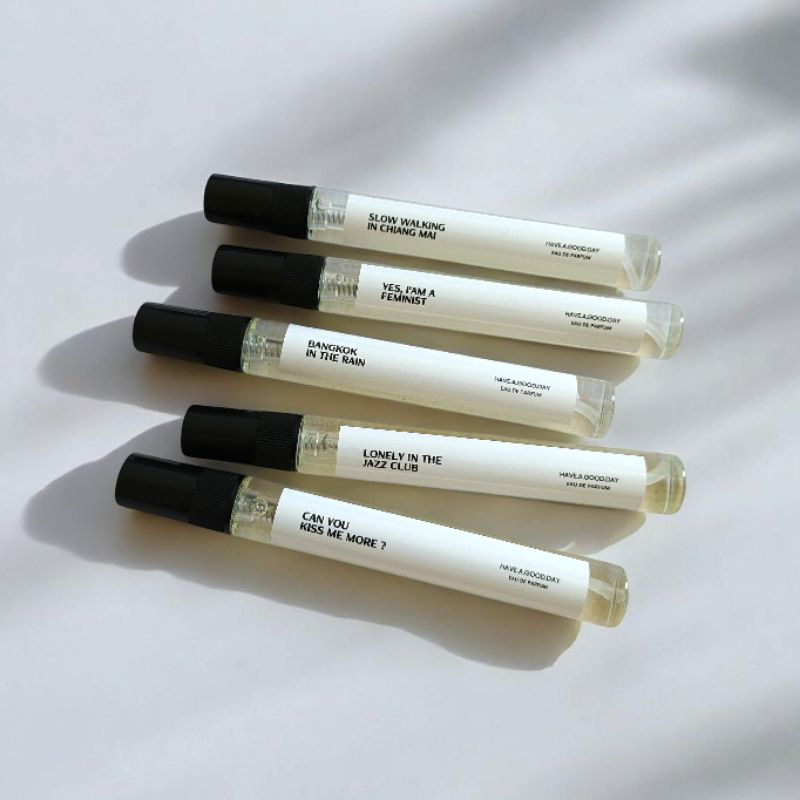 น้ำหอมบอกเล่าเรื่องราวและสถานที่ผ่านกลิ่น HAVE.A.GOOD.DAY ขนาดพกพา 10 ML.