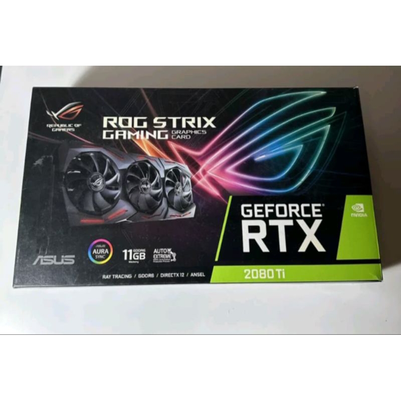 ASUS ROG Strix NVIDIA GeForce RTX 2080 TI OC 11GB GDDR6 สินค้ามือสอง