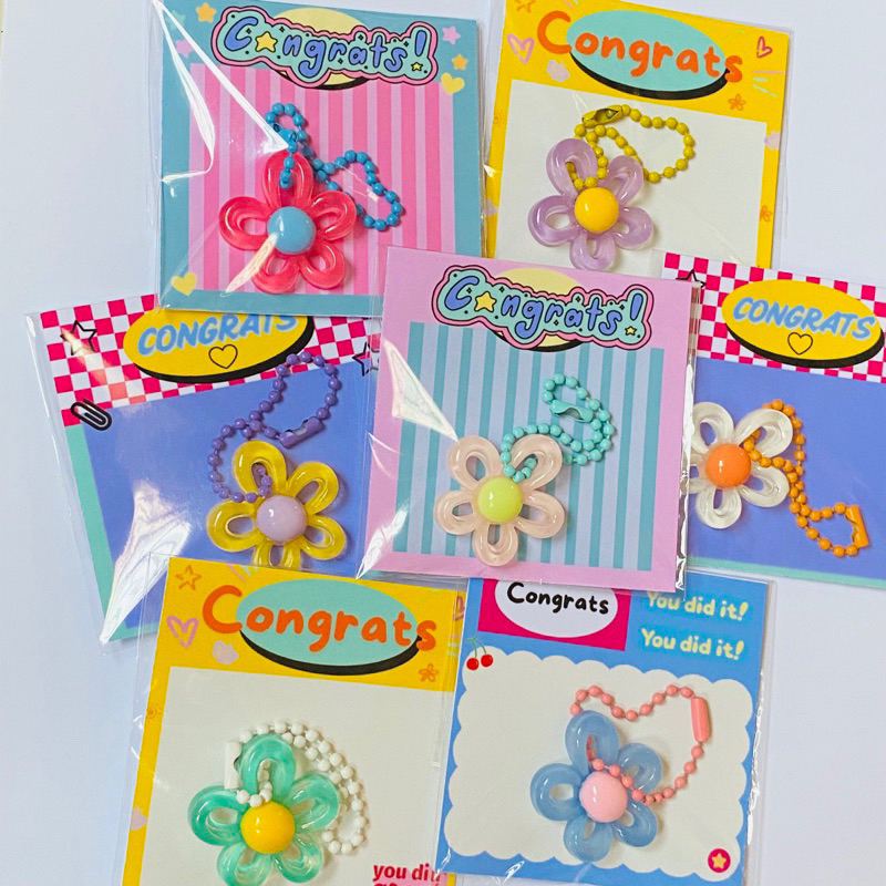พวงกุญแจ(keychain)ของแจกปัจฉิม congratulations