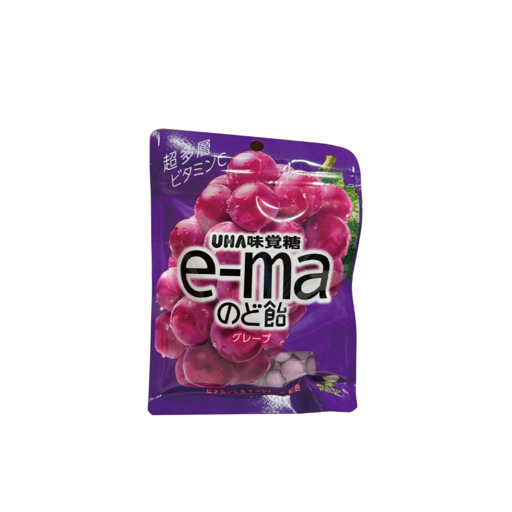 UHA e-ma Throat Candy Grape Flavor