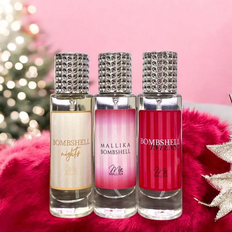 น้ำหอม MALLIKA LOVEBOMB น่ารัก ซุกซน Sexy กลิ่นเทียบ Victoria's Secret Bombshell บอมบ์เชล วิคตอเรีย