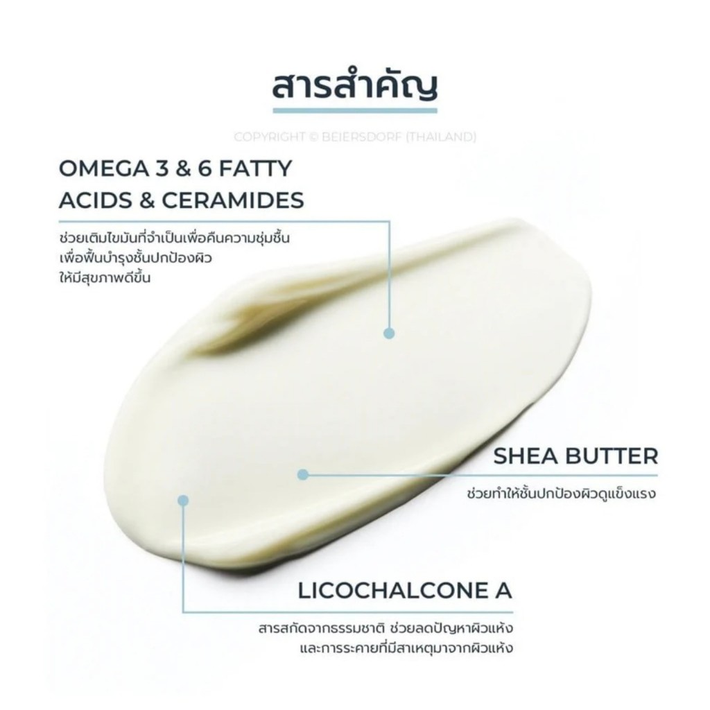 Eucerin OMEGA ATO-CALMING BALM 200 ML บาล์มบำรุงผิวกาย สำหรับผู้มีปัญหาผิวแห้ง แดง คัน เด็กแรกเกิดใช้ได้ รูปที่ 2
