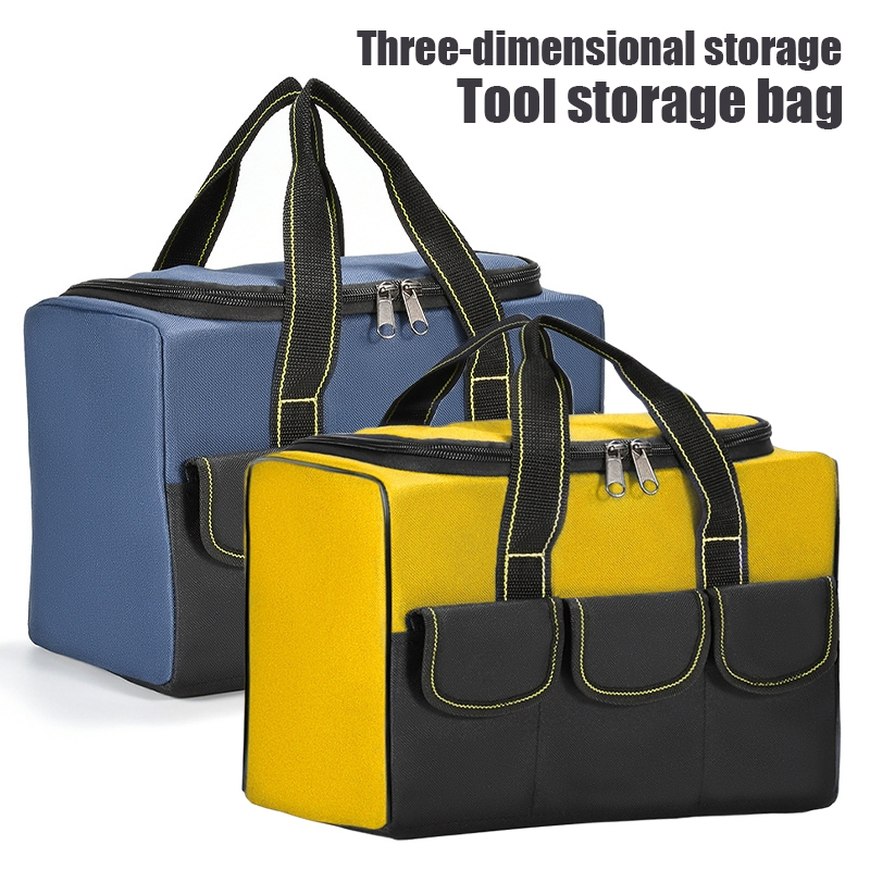 กระเป๋าเครื่องมือช่างไฟฟ้า ทรงสี่เหลี่ยม จุของได้เยอะ 30% กันน้ํา มีหลายช่อง สําหรับช่างไฟฟ้า