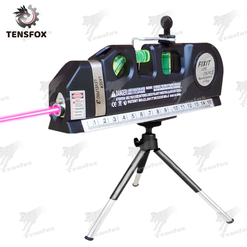 Tensfox ระดับน้ําเลเซอร์ Leveing Laser ตลับเมตร เครื่องวัดระดับ เลเซอร์ เครื่องวัดระดับน้ำ อุปกรณ์สำหรับวัดและปรับระดับ รูปที่ 5