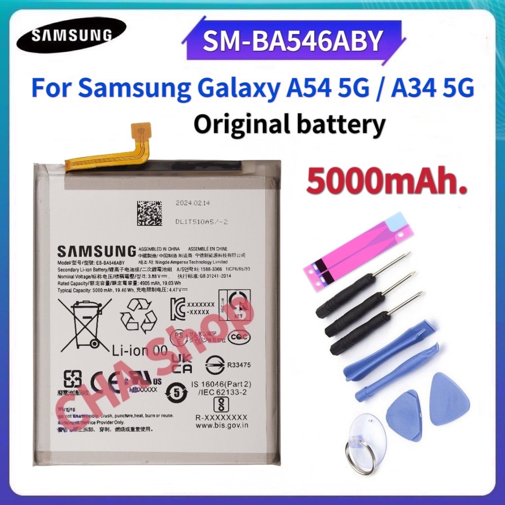 แบตเตอรี่ Samsung Galaxy A54 5G A546 / A34 5G /  A346 A546 SM-A546B, SM-A546B/DS Battery EB-BA546ABY