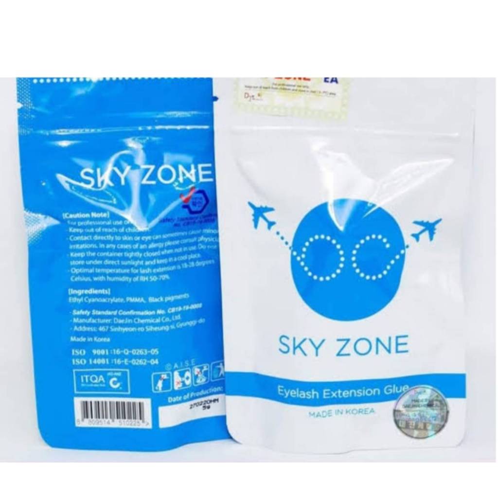 กาวต่อขนตาskyzoneคุณภาพ1ขวด5ml. รับประกันทุกขวด