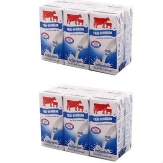 ไทย-เดนมาร์ค นมปรุงแต่งยูเอชที  180 มล. ( 2 แพ็ค 12 กล่อง)