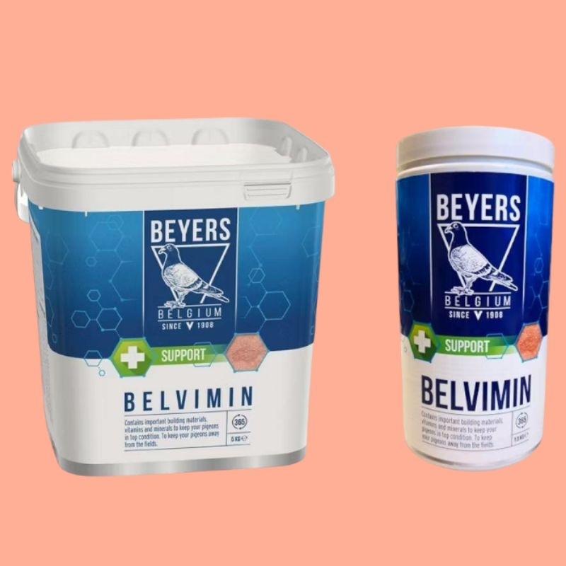 Beyers Belvimin วิตามินผงชมพู อาหารเสริมวิตามินสำหรับนกแก้ว นกสวยงามทุกสายพันธุ์
