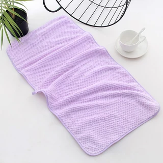 MJB-01 【ขนาด35x75ซม.】ผ้าเช็ดตัวรังผึ้ง สาเก ผ้าขนหนูอาบน้ำ ขนนุ่ม ซับน้ำดี ราคาถูก นุ่มไม่บาดผิว