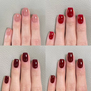 [โทนสีแดง] Rada Nail ยาทาเล็บ สีติดทนนาน เนื้อสีเงาดั่งเจล ไม่ต้องอบ สีทาเล็บ แห้งไวมาก