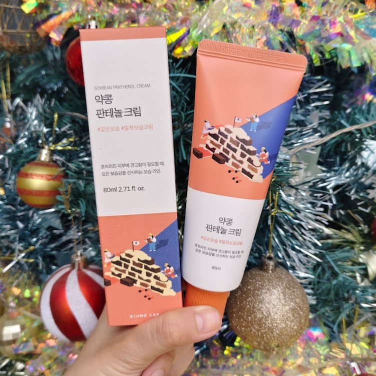 พร้อมส่ง/ฉลากไทย 💯 Round Lab Soybean Panthenol Cream 80 ml. ครีมผิวนุ่ม ผิวแข็งแรง
