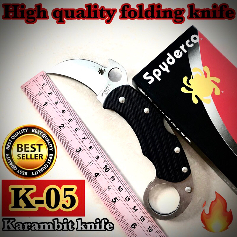 High quality folding knife K-05 for collection and camping 🏕️