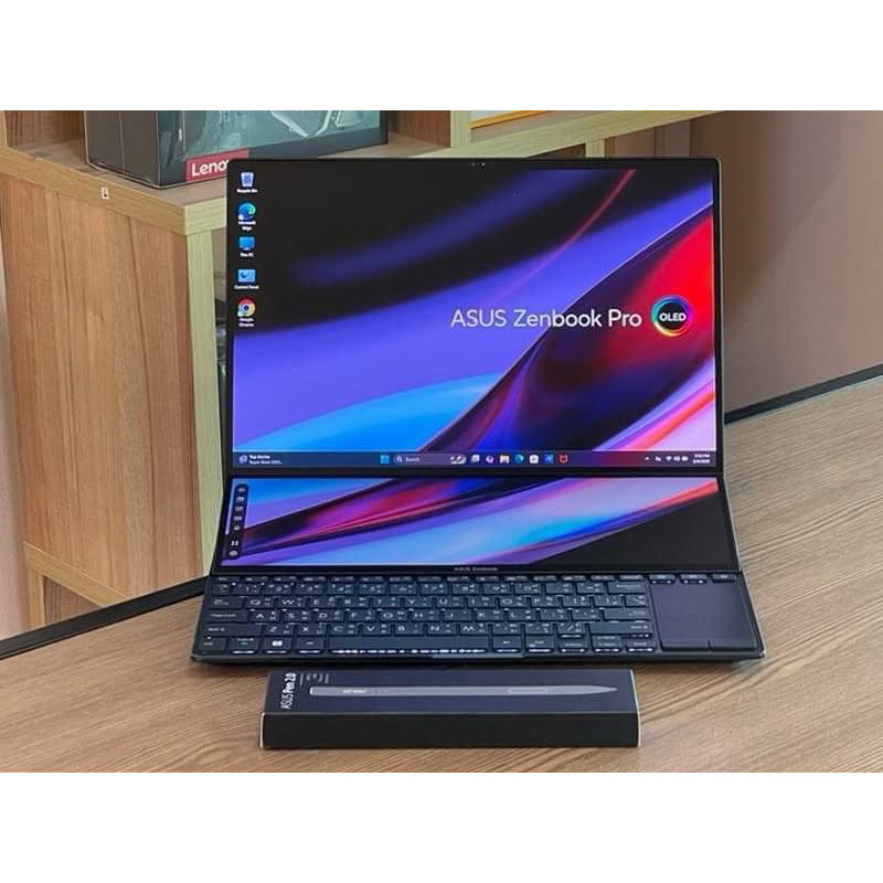 Asus ZenBook Pro 14 Duo OLED UX8402ZE i7-12700H SSD512GB RAM16GB RTX 3050 Ti (4GB GDDR6)จอ OLED 2K ท