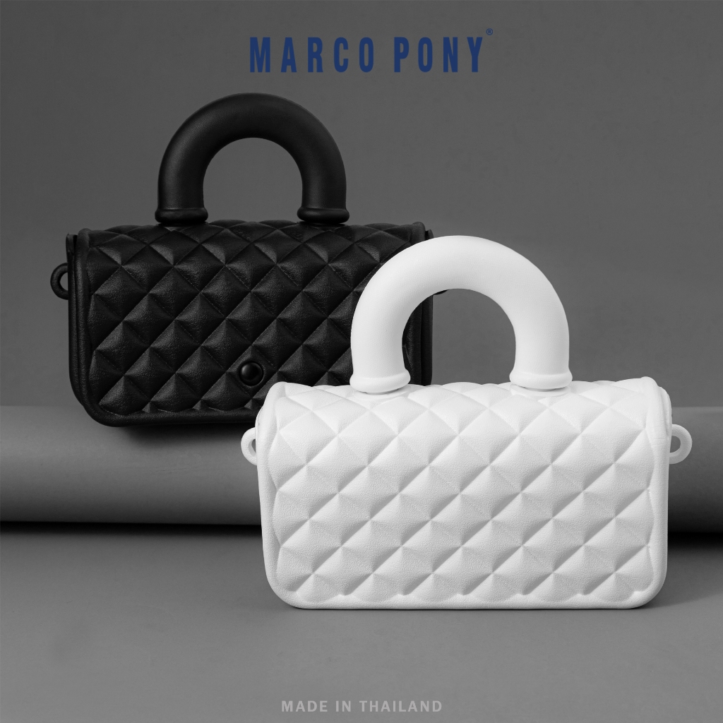 Marco Pony حقيبة يد نسائية بسيطة خفيفة — صورة 7