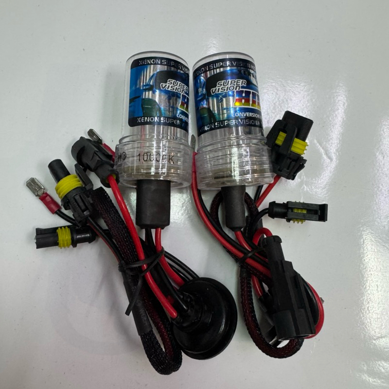 หลอดไฟซีนอน สำหรับรถ ขั้ว H 3 H7 9006 1 คู่ (ไม่รวมบัลลาสต์) พร้อมส่งจากไทย