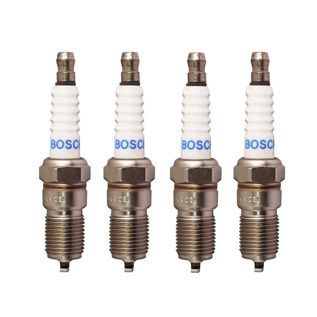 BENZ ( แพค 4 หัว ) หัวเทียน (SPARK PLUG) BOSCH H7DC ( 0 241 235 753 ) เครื่อง M102 รุ่น W123 W124 W2