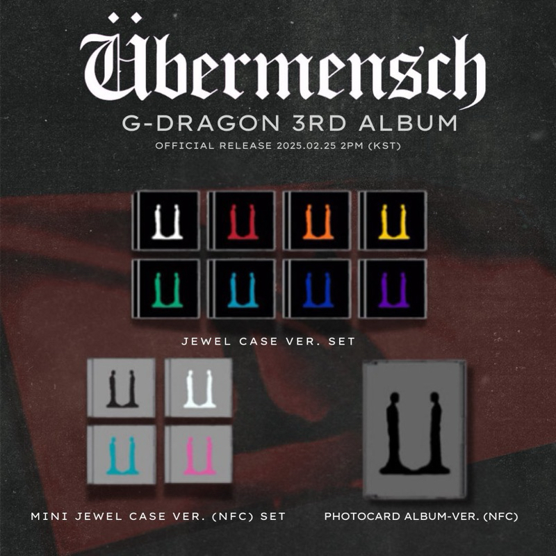 [ทักแชทรับโค้ดลด] G-DRAGON - 3rd Album [Übermensch]