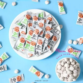 NEW!! ลูกอม ลูกอมบ๊วยเปรี้ยว บ๊วยเค็ม Sour Plum Sugar (50เม็ด/100เม็ด) รสเค็มๆ เปรี้ยวๆ อร่อย พร้อมส่ง