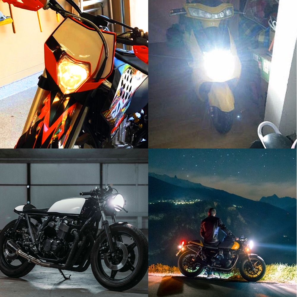 HL รถจักรยานยนต์ H4 BA20D P15D H6 LED ไฟหน้า Blubs CSP ชิปสกู๊ตเตอร์อุปกรณ์เสริม Motobike LED ไฟหน้า ราคา ถูกที่สุด ดีลบีเคเค แกลเลอรีภาพที่ 9