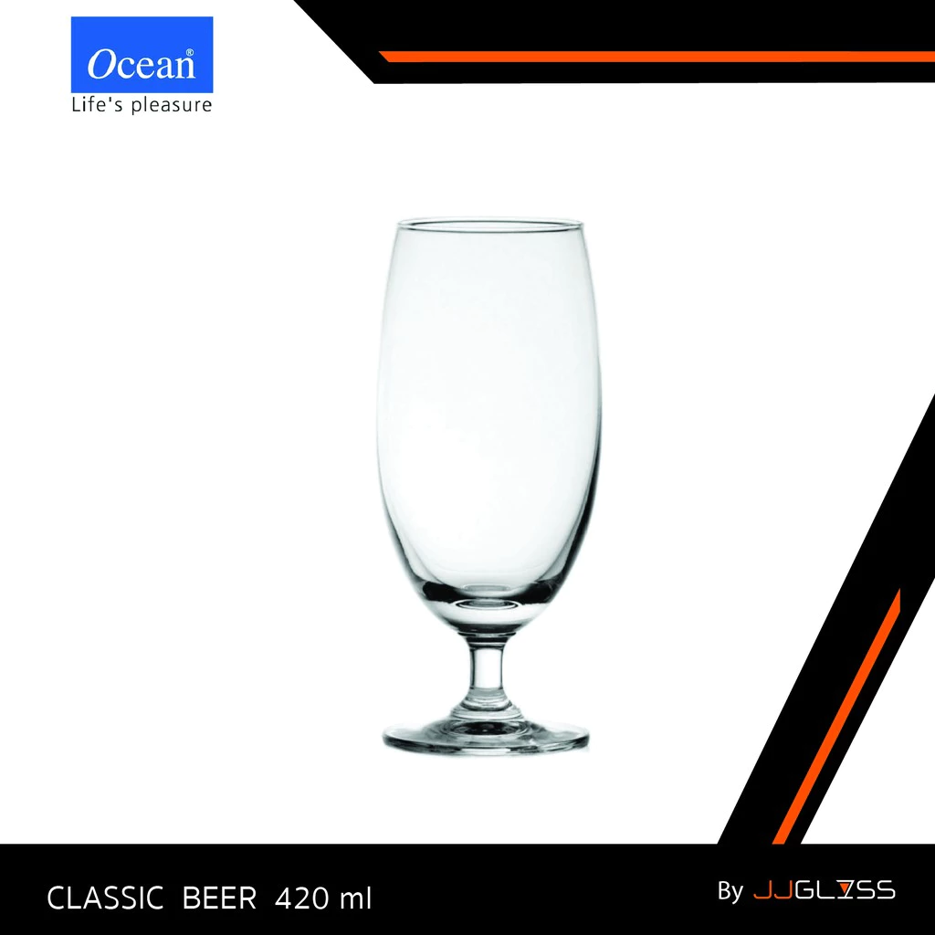 JJGLASS - (Ocean) 1501B15 Beer 14 3/4oz. (420ml.) - แก้วเบียร์ แก้วน้ำ แก้วเล็กซิงชัน แก้วโอเชี่ยน สำหรับใส่เครื่องดื่ม