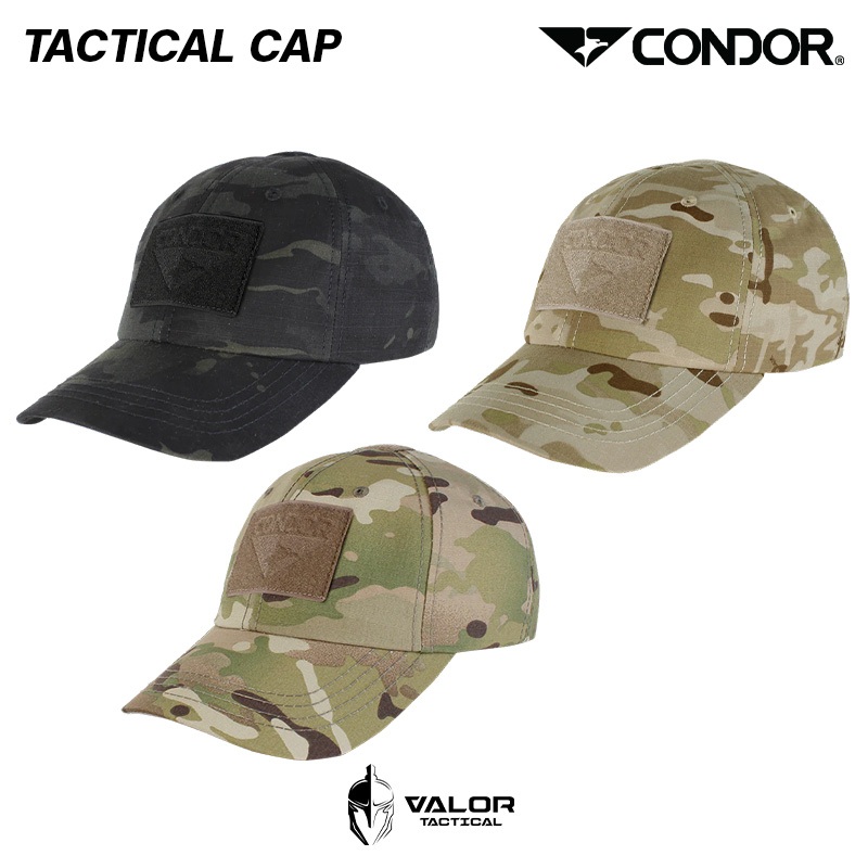 Condor - Tactical Cap หมวกแก็ป หมวกลายพราง one size กันแดด สำหรับผู้ชายและผู้หญิง