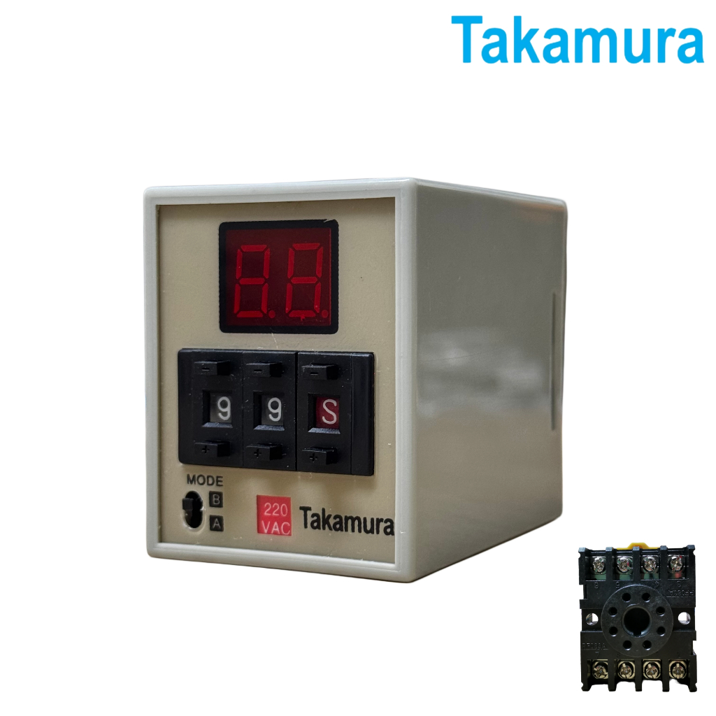 Takamura AH3D-DM 220V Digital Timer Relay