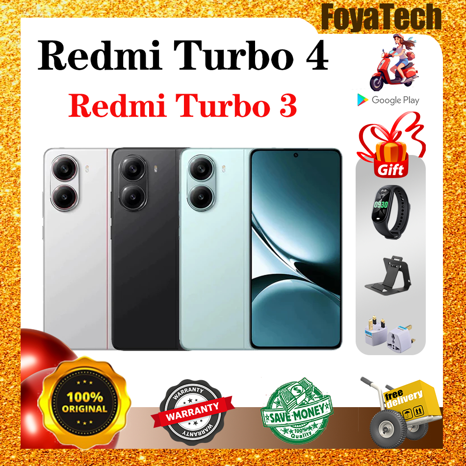 Xiaomi Redmi Turbo 4 Redmi Turbo3 Dimensity 8400 Ultra Snapdragon 8s Gen 3 90W Fast Charging DualSIM
