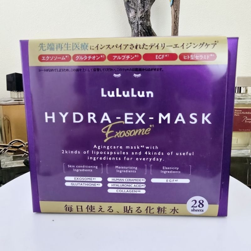 💚 พร้อมส่ง 💚 LuLuLun Hydra-Ex-Mask Exosome 28 แผ่น