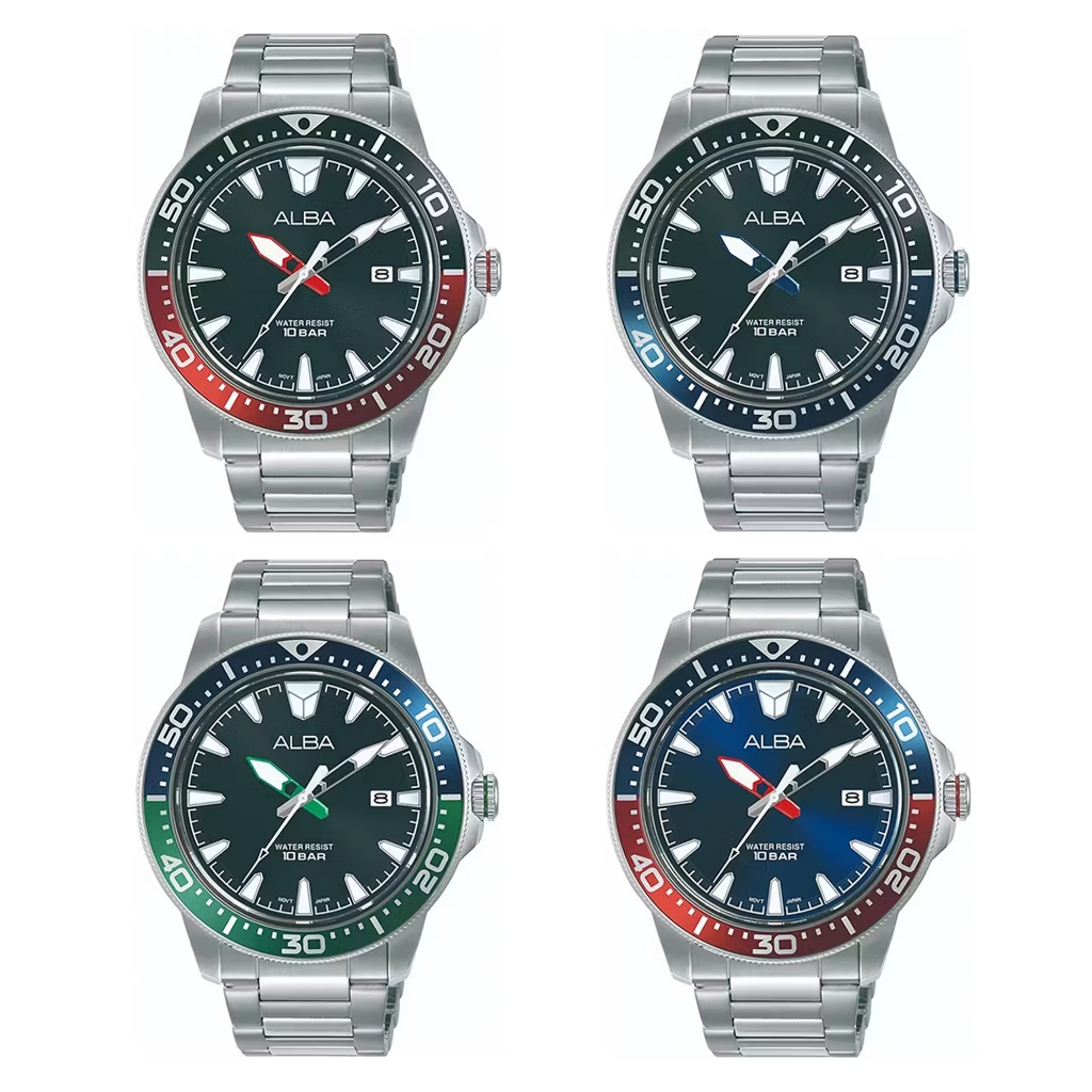 ALBA นาฬิกาข้อมือผู้ชาย สายสแตนเลส รุ่น AS9T,AS9U(AS9T97X,AS9T99X,AS9U01X,AS9U03X)