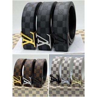 เข็มขัดผู้ชาย และผู้หญิง Damierขนาดกว้าง 3.8 ซม. ยาว 42-50 น…