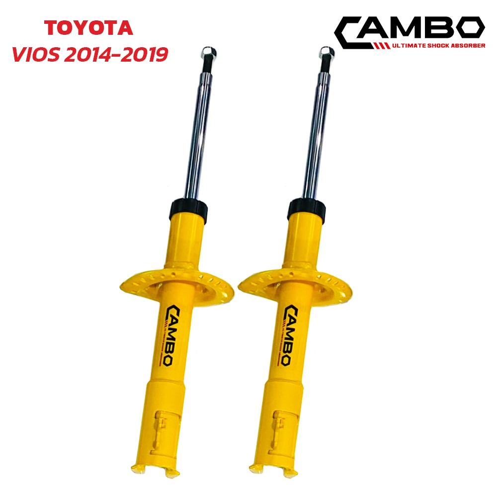 CAMBOโช๊คอัพน้ำมันล้วนคู่หน้า VIOS ปี2014-2015 (F-HO6075-20) YARIS1.3 (F/HO6061-20)