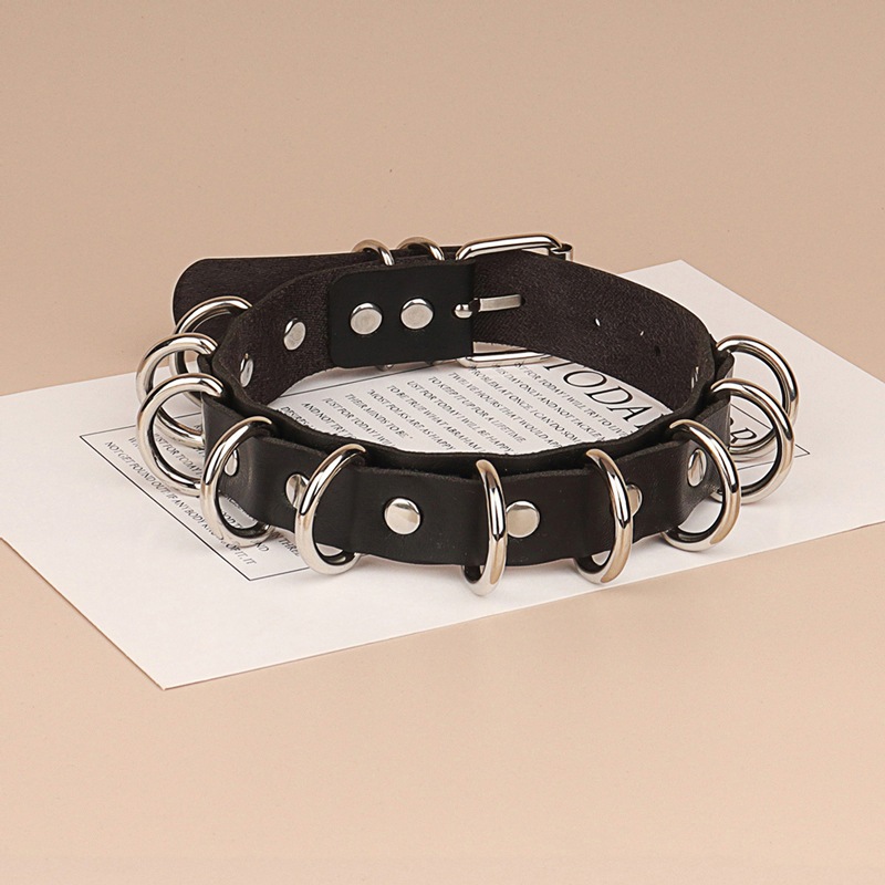 พร้อมส่งด่วนจากกรุงเทพ โชคเกอร์ปลอกคอ แนวโกธิค วินเทจ พังก์ สร้อยคอเท่ๆ choker หนังเทียมคุณภาพดี ราคา ถูกที่สุด ดีลบีเคเค แกลเลอรีภาพที่ 9