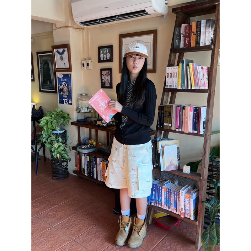 MiaJort กางเกงJortสุดคิ้ว