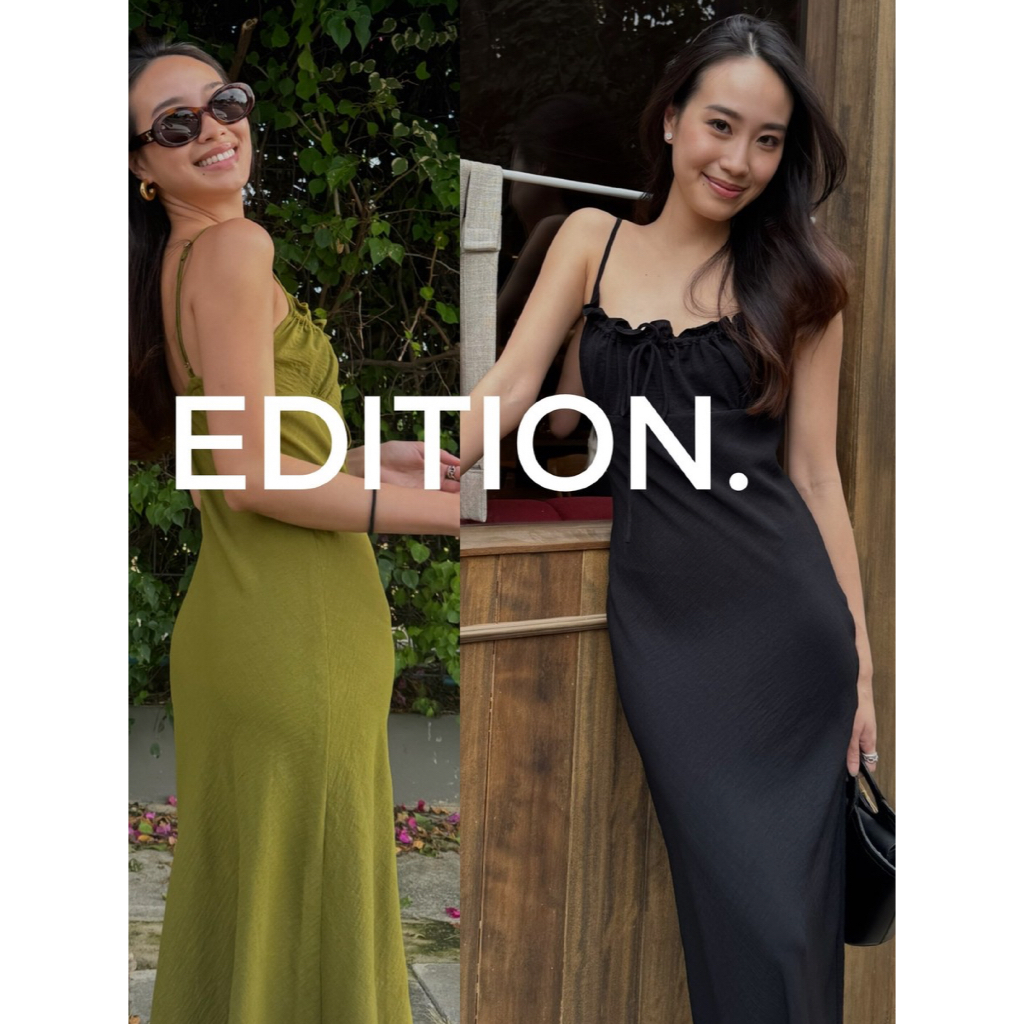 editionwear MAXI DRESS WITH RUFFLES