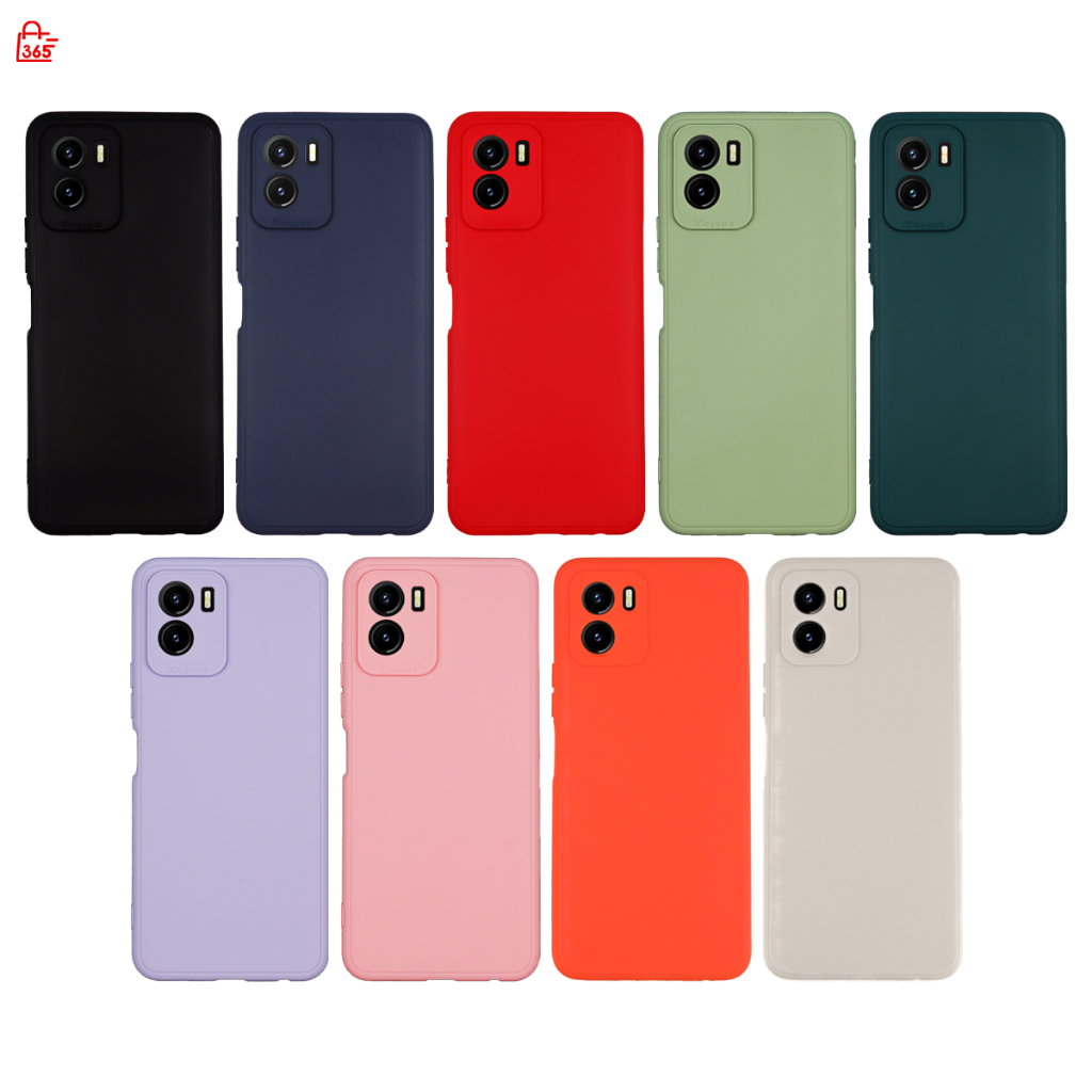 เคส สำหรับ Vivo Y15s 2021 เคสซิลิโคนนิ่ม กันกล้อง สีพาสเทล TPU หนา