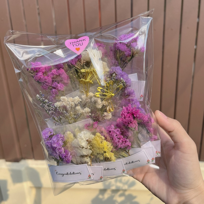 💐ดอกไม้เเห้ง เข็มกลัดติดเสื้อ ของที่ระลึกปัจฉิม🎓