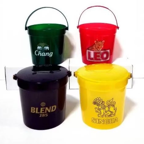 ถังใส่น้ำแข็งขนาด  1.5ลิตร/1ลิตรสิงห์ /ช้าง /ลีโอ/ เบรนดีน่าใช้ (ราคาต่อใบ)