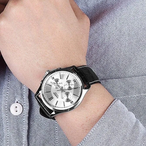 CASIO นาฬิกาข้อมือผู้ชาย สายหนัง สีดำ รุ่น MTP-1375L,MTP-1375L-1A,MTP-1375L-7A,MTP-1375L-9A