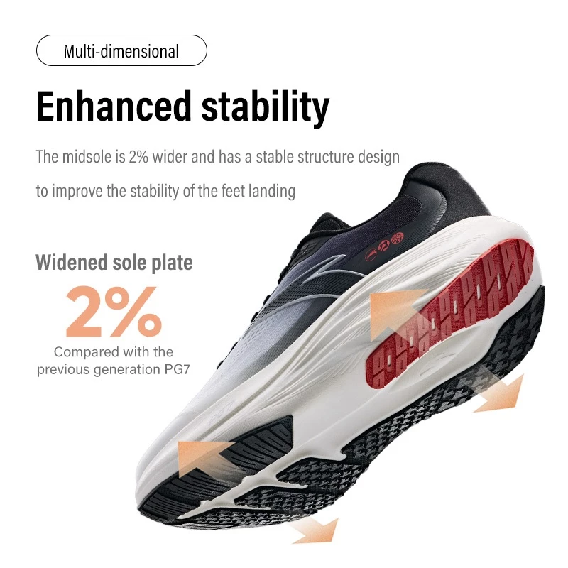 ANTA Travel 1.5 PG7 รองเท้าวิ่งผู้ชาย 2E Wide เสริมเบาะ thumbnail 4